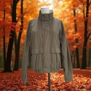 David Taylor Light Brown Bomber Jacket Men Medium Fall Casual Outdoors Normcore